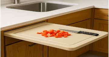 Custom Pull-Out Cutting Boards: The Ultimate Built-In Kitchen Prep Station
